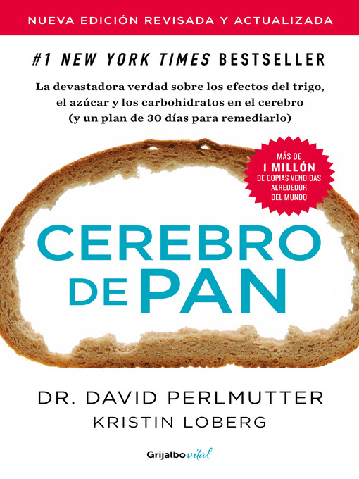 Detalles del título Cerebro de pan de Dr. David Perlmutter - Lista de espera